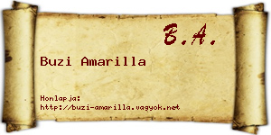 Buzi Amarilla névjegykártya